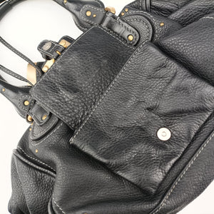 Vintage Chloe Paddington Black Leather handbag | stylenewstar