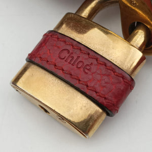 Pre-owned Chloe Paddington Red Leather shoulderbag | stylenewstar