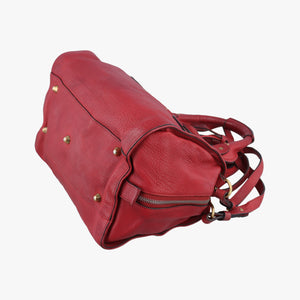 Pre-owned Chloe Paddington Red Leather shoulderbag | stylenewstar