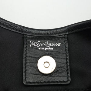 Pre-owned Yves Saint Laurent Mombasa Black Leather 132576 handbag | stylenewstar