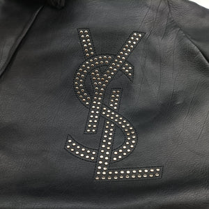 Pre-owned Yves Saint Laurent Mombasa Black Leather 132576 handbag | stylenewstar