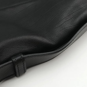 Pre-owned Yves Saint Laurent Mombasa Black Leather 132576 handbag | stylenewstar
