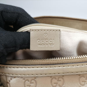 Pre-owned Gucci Sukey Golden Leather 247902 shoulderbag | stylenewstar