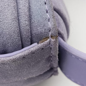 Vintage Bottega Veneta Padded Cassette Purple Suede shoulderbag | stylenewstar