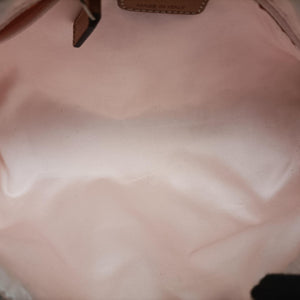 Pre-owned Christian Dior Trotter Romantic Beige×brown PVC coated canvas×Leather shoulderbag | stylenewstar