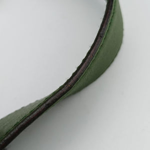 Secondhand Gucci Piston Lock Jackie Hobo Green Suede × Canvas 120885 shoulderbag | stylenewstar
