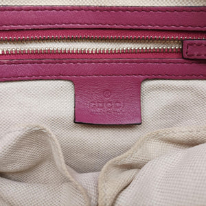 Pre-owned Gucci Bree Microguccissima Purple Leather 353121 shoulderbag | stylenewstar