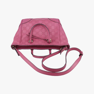 Pre-owned Gucci Bree Microguccissima Purple Leather 353121 shoulderbag | stylenewstar