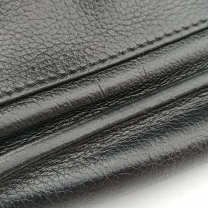 Secondhand Hermes Chiquita 90 Black Evergrain Leather bum bag/waist bag | stylenewstar