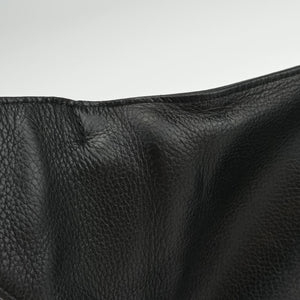 Secondhand Hermes Chiquita 90 Black Evergrain Leather bum bag/waist bag | stylenewstar