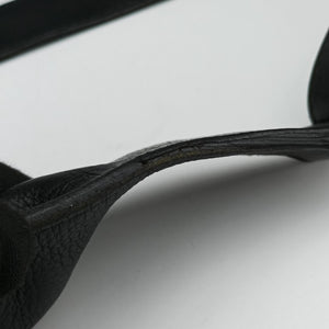 Secondhand Hermes Chiquita 90 Black Evergrain Leather bum bag/waist bag | stylenewstar