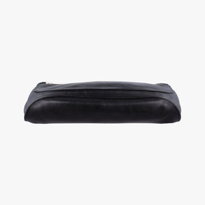 Secondhand Hermes Chiquita 90 Black Evergrain Leather bum bag/waist bag | stylenewstar