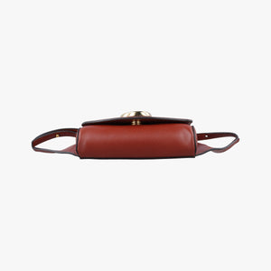 Pre-owned Chloe Chloe C Brown Leather × Suede bum bag/waist bag | stylenewstar