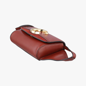 Pre-owned Chloe Chloe C Brown Leather × Suede bum bag/waist bag | stylenewstar