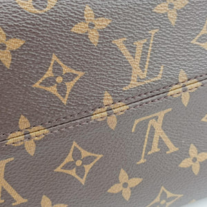 Vintage Louis Vuitton TUILERIES tote Brown×Coquelicot Monogram Canvas×calf leather M43795 shoulderbag | stylenewstar