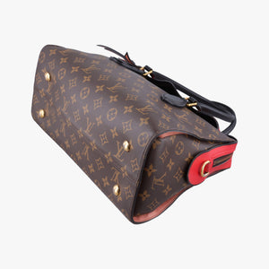 Vintage Louis Vuitton TUILERIES tote Brown×Coquelicot Monogram Canvas×calf leather M43795 shoulderbag | stylenewstar
