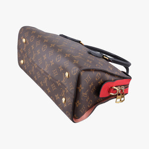 Vintage Louis Vuitton TUILERIES tote Brown×Coquelicot Monogram Canvas×calf leather M43795 shoulderbag | stylenewstar
