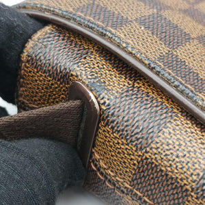 Pre-owned Louis Vuitton BROOKLYN MM EBENE Damier Canvas N51211 shoulderbag | stylenewstar
