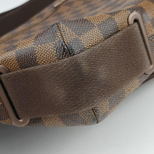 Pre-owned Louis Vuitton BROOKLYN MM EBENE Damier Canvas N51211 shoulderbag | stylenewstar