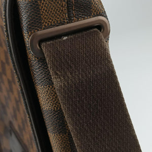 Pre-owned Louis Vuitton BROOKLYN MM EBENE Damier Canvas N51211 shoulderbag | stylenewstar