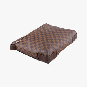 Pre-owned Louis Vuitton BROOKLYN MM EBENE Damier Canvas N51211 shoulderbag | stylenewstar