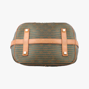 Pre-owned Louis Vuitton Neo Khaki×Green Monogram Eden×calf leather M40355 shoulderbag | stylenewstar