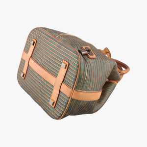 Pre-owned Louis Vuitton Neo Khaki×Green Monogram Eden×calf leather M40355 shoulderbag | stylenewstar