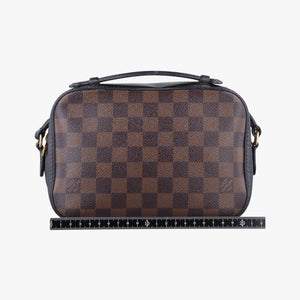 Pre-owned Louis Vuitton SANTA MONICA EBENE×Noir Damier Canvas N40189 shoulderbag | stylenewstar