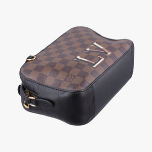 Pre-owned Louis Vuitton SANTA MONICA EBENE×Noir Damier Canvas N40189 shoulderbag | stylenewstar