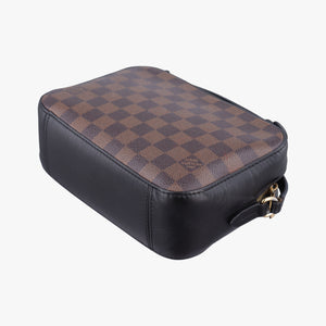 Pre-owned Louis Vuitton SANTA MONICA EBENE×Noir Damier Canvas N40189 shoulderbag | stylenewstar