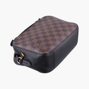 Pre-owned Louis Vuitton SANTA MONICA EBENE×Noir Damier Canvas N40189 shoulderbag | stylenewstar