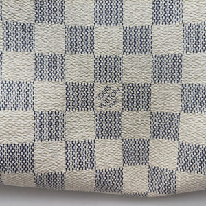 Pre-owned Louis Vuitton TOTALLY MM Azur Damier Canvas N51262 handbag | stylenewstar