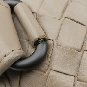 Pre-owned Bottega Veneta Intrecciato Beige lambskin handbag | stylenewstar