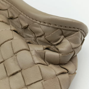 Pre-owned Bottega Veneta Intrecciato Beige lambskin handbag | stylenewstar
