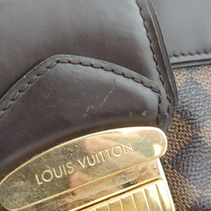 Pre-owned Louis Vuitton SISTINA MM EBENE Damier Canvas N41541 shoulderbag | stylenewstar