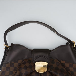 Pre-owned Louis Vuitton SISTINA MM EBENE Damier Canvas N41541 shoulderbag | stylenewstar