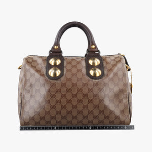 Pre-owned Gucci Babushka Multicolour PVC coated canvas 207775 handbag | stylenewstar