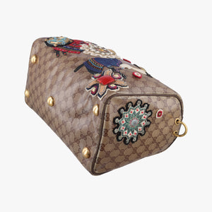 Pre-owned Gucci Babushka Multicolour PVC coated canvas 207775 handbag | stylenewstar