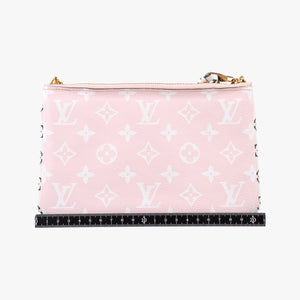 Pre-owned Louis Vuitton Pochette Double Zip ROUGE Monogram Giant M67561 shoulderbag | stylenewstar