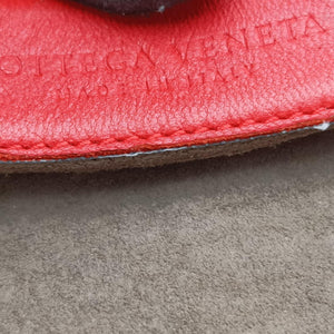 Pre-owned Bottega Veneta Intrecciato Orange lambskin handbag | stylenewstar