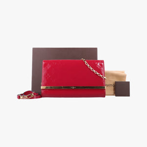 Pre-owned Louis Vuitton Clutch Ana pomme d'amour Vernis M90095 shoulderbag | stylenewstar