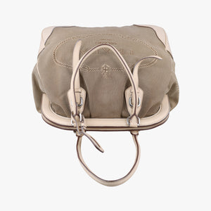 Pre-owned Prada Logo Jacquard Corda × Talco Jacquard Canvas × Vitello Leather BR3511 shoulderbag | stylenewstar
