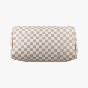 Pre-owned Louis Vuitton Speedy 35 Azur Damier Canvas N41535 shoulderbag | stylenewstar