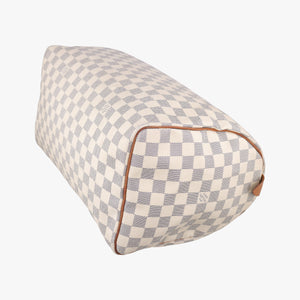 Pre-owned Louis Vuitton Speedy 35 Azur Damier Canvas N41535 shoulderbag | stylenewstar