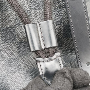 Pre-owned Louis Vuitton ChristopherPM Graphite Coated Canvas × Leather N41379 backpack/rucksack | stylenewstar