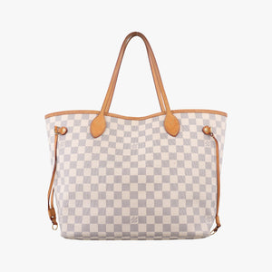 Vintage Louis Vuitton Neverfull MM Azur Damier Canvas N51107 shoulderbag | stylenewstar