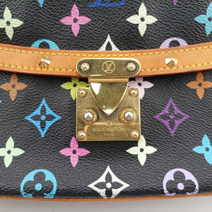 Pre-owned Louis Vuitton Sologne Noir Monogram Multicolor M92639 shoulderbag | stylenewstar
