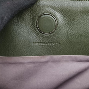 Pre-owned Bottega Veneta Intrecciato Green Leather handbag | stylenewstar