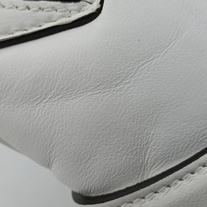 Pre-owned Gucci Horsebit White lambskin 764339 shoulderbag | stylenewstar