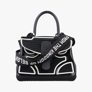 Vintage Delvaux Brillant Black x white Plastic shoulderbag | stylenewstar